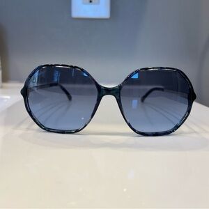 Chanel blue sunglasses